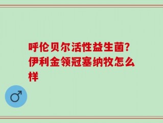 呼伦贝尔活性益生菌？伊利金领冠塞纳牧怎么样