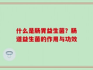 什么是肠胃益生菌？肠道益生菌的作用与功效