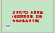 清洁度3吃什么益生菌(提高肠道健康，这些食物含丰富益生菌)