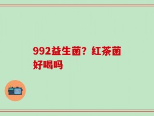 992益生菌？红茶菌好喝吗