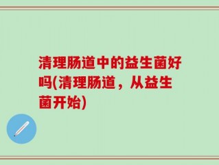 清理肠道中的益生菌好吗(清理肠道，从益生菌开始)