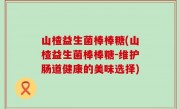 山楂益生菌棒棒糖(山楂益生菌棒棒糖-维护肠道健康的美味选择)