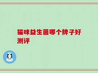 猫咪益生菌哪个牌子好测评