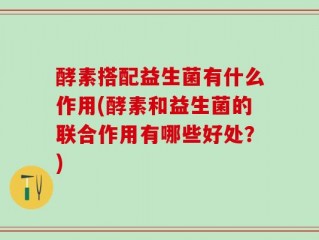 酵素搭配益生菌有什么作用(酵素和益生菌的联合作用有哪些好处？)