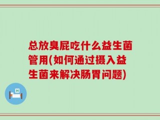 总放臭屁吃什么益生菌管用(如何通过摄入益生菌来解决肠胃问题)