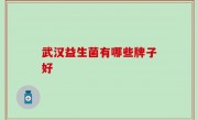 武汉益生菌有哪些牌子好