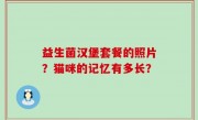 益生菌汉堡套餐的照片？猫咪的记忆有多长？