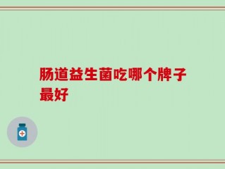 肠道益生菌吃哪个牌子最好