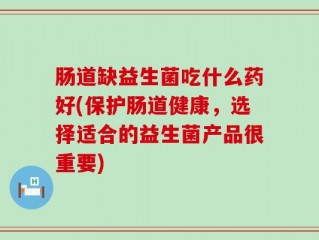 肠道缺益生菌吃什么药好(保护肠道健康，选择适合的益生菌产品很重要)