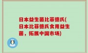 日本益生菌比菲德氏(日本比菲德氏食用益生菌，拓展中国市场)