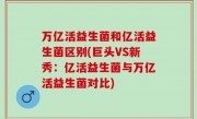万亿活益生菌和亿活益生菌区别(巨头VS新秀：亿活益生菌与万亿活益生菌对比)