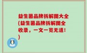 益生菌品牌拆解图大全(益生菌品牌拆解图全收录，一文一览无遗！)