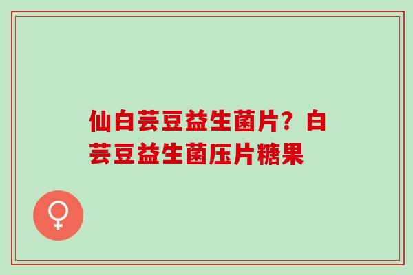 仙白芸豆益生菌片?白芸豆益生菌压片糖果 仙白芸豆益生菌片?白芸豆益生菌压片糖果