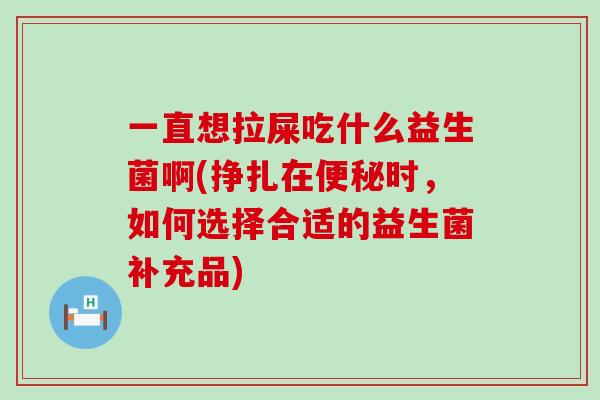 一直想拉屎吃什么益生菌啊(挣扎在时,如何选择合适的益生菌补充品) 一直想拉屎吃什么益生菌啊(挣扎在时,如何选择合适的益生菌补充品)