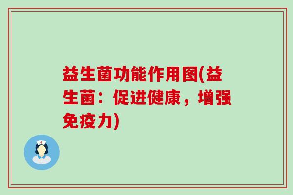 益生菌功能作用图(益生菌：促进健康，增强力)